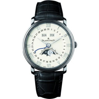 Blancpain Watch Replica Villeret Moon Phases Steel 6654-1127-55B